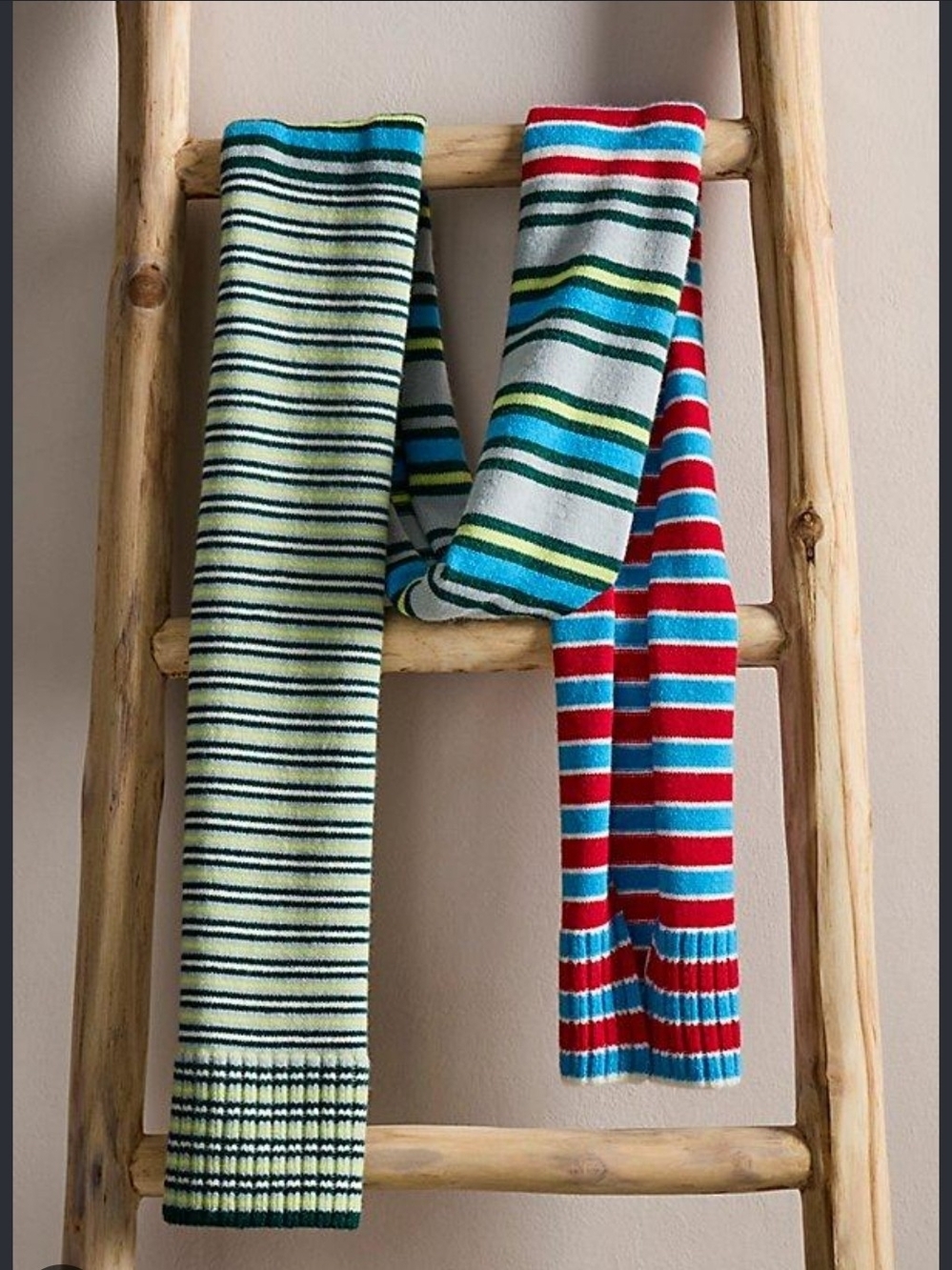 Free People Stars Hollow Stripe Skinny Scarf
